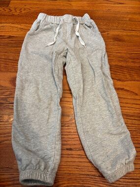 Kids Gray Drawstring Sweatpants